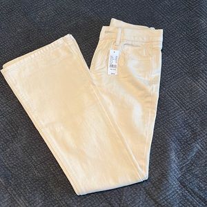 Bone color wide leg jeans from PAC Sun